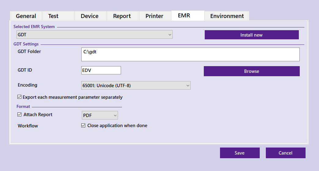 EasyOne Connect setup